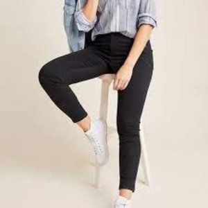 Pilcro and the Letterpress Black Serif Skinny Jeans